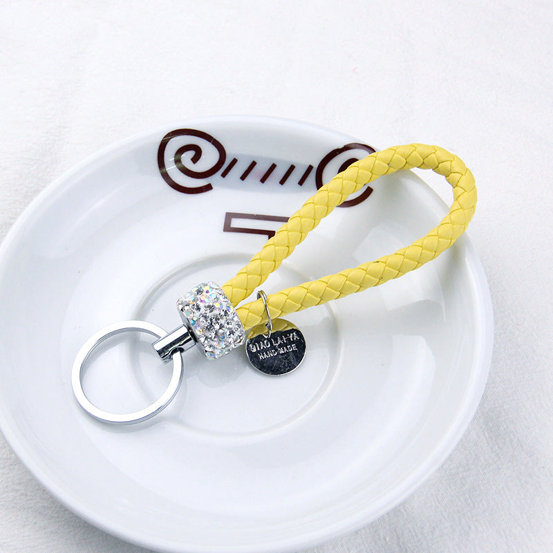 Wholesale Alloy Diamond Inlaid Water Diamond Metal Keychain